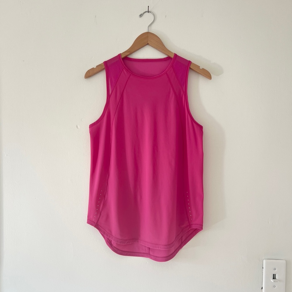 Lululemon 6 Sculpt Tank Top Pink